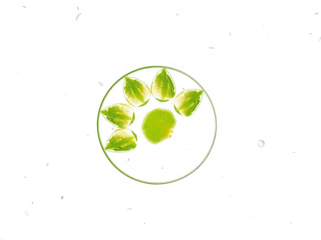 Makroaufnahme einer biologischen Zelle unter Mikroskop